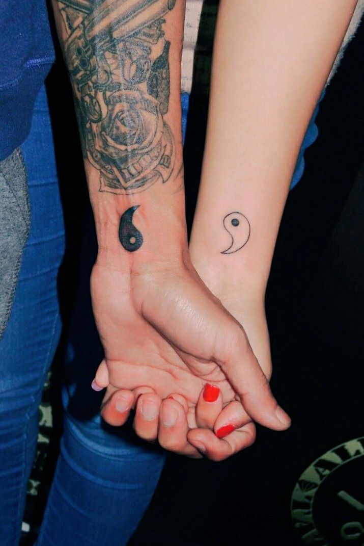 Le Yin et le Yang pour un tatoo de couple