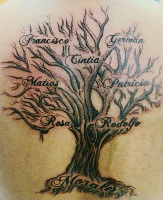 tattoo arbre généalogique
